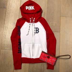 VS PINK • Boston Red Sox zip up hoodie
